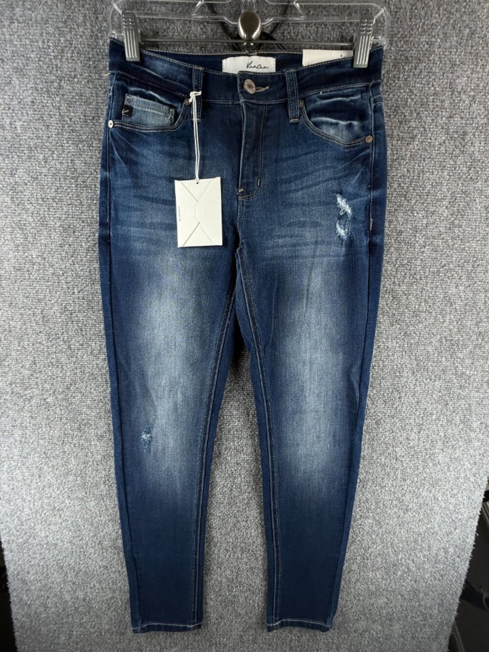 NWT Kancan Jeans Denim Blue Women 5/26 Estilo Cotton Blend Stretch ACTL 26X29